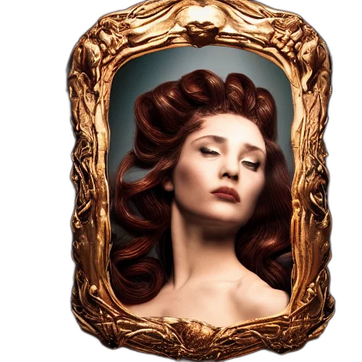crown, jewelry, face, photorealistic transparent PNG cut-out