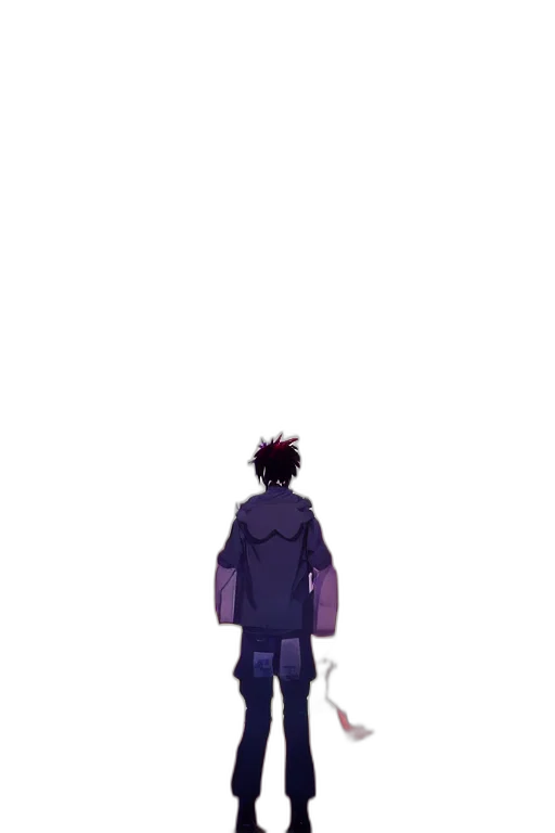 jacket, staff, creature, weapon transparent PNG cut-out