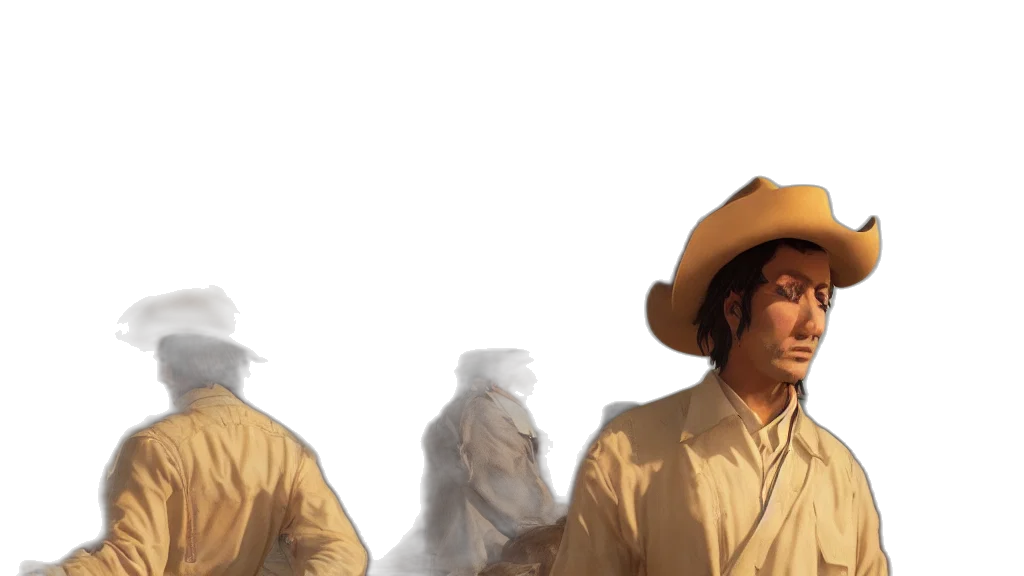 hat, hair, concept art, photorealistic transparent PNG cut-out