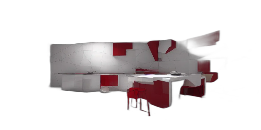 furniture, 3d render, concept art, photorealistic transparent PNG cut-out