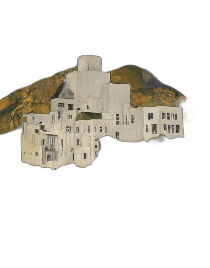 building, crown, concept art, 3d render transparent PNG cut-out