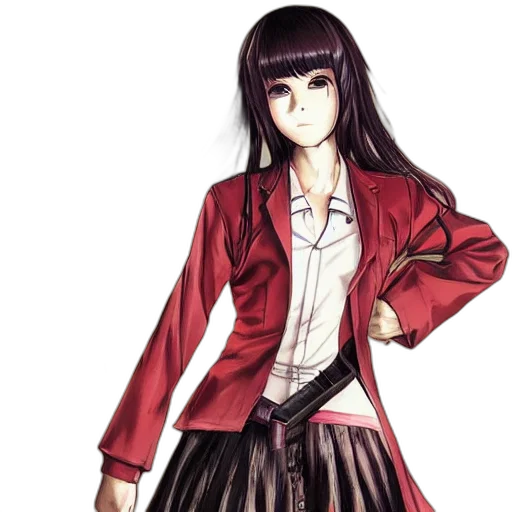 jacket, staff, weapon, dress transparent PNG cut-out