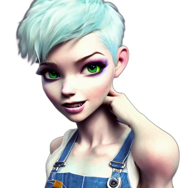 robot, face, staff, fantasy art transparent PNG cut-out