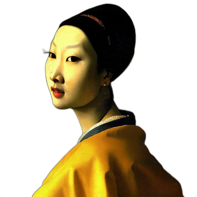 face, mask, staff, dress transparent PNG cut-out