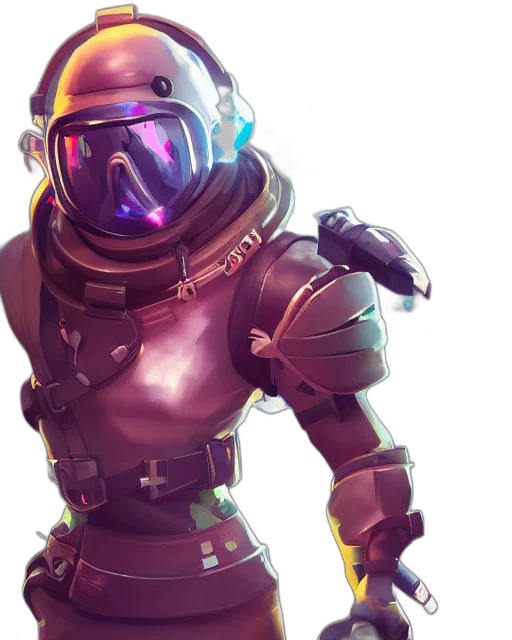 robot, concept art, cyberpunk, fantasy art transparent PNG cut-out