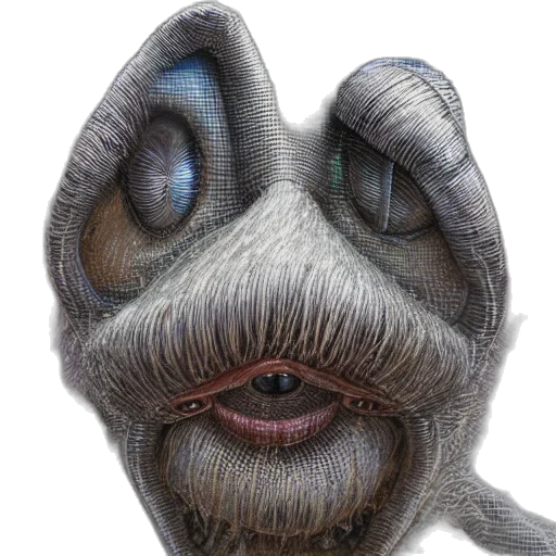 creature, mask, face, animal transparent PNG cut-out