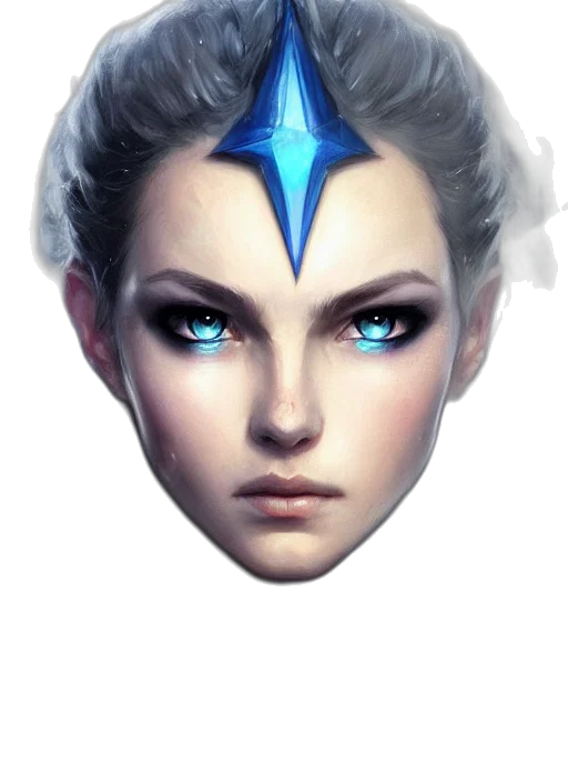 face, mask, staff, crown transparent PNG cut-out
