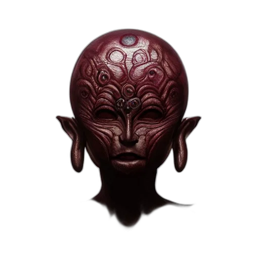 mask, face, creature, crown transparent PNG cut-out