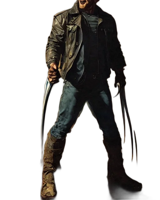 weapon, jacket, staff, concept art transparent PNG cut-out