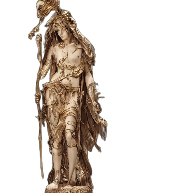 staff, jewelry, sword, dress transparent PNG cut-out