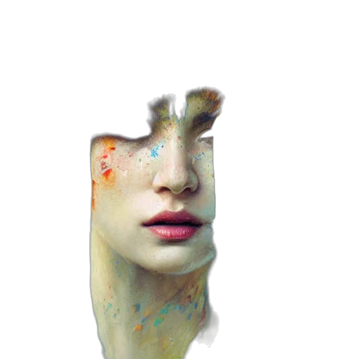 face, mask, creature, robot transparent PNG cut-out
