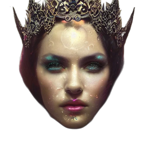 crown, mask, face, jewelry transparent PNG cut-out