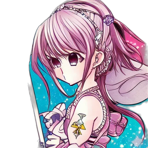dress, jewelry, staff, crown transparent PNG cut-out
