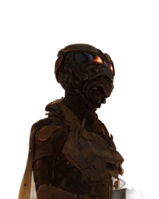 robot, mask, creature, face transparent PNG cut-out