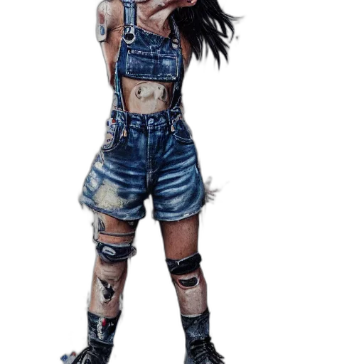 concept art, cyberpunk, fantasy art, comic book art transparent PNG cut-out