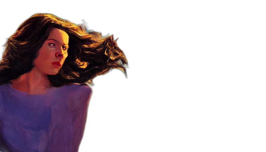 hair, creature, concept art, comic book art transparent PNG cut-out