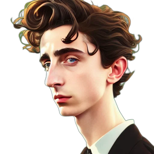 face, hair, staff, mask transparent PNG cut-out