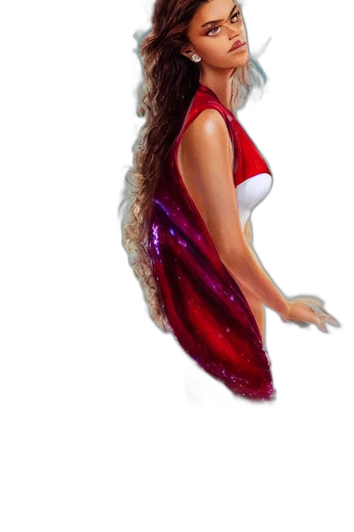 dress, fantasy art, concept art, photorealistic transparent PNG cut-out