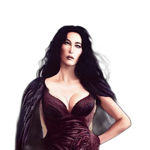 dress, fantasy art, photorealistic, comic book art transparent PNG cut-out