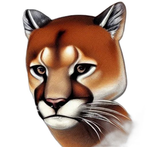 animal, face, mask, photorealistic transparent PNG cut-out