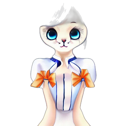 dress, staff, robot, cartoon transparent PNG cut-out
