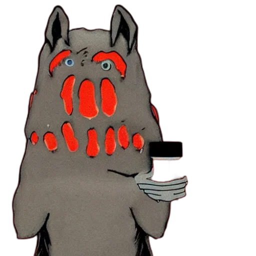 mask, creature, staff, animal transparent PNG cut-out
