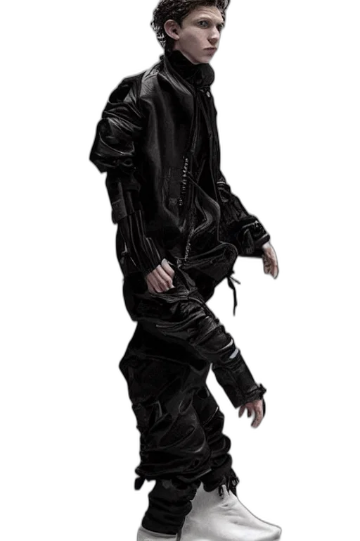 jacket, staff, mask, creature transparent PNG cut-out