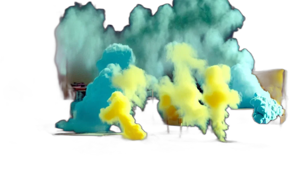 concept art, 3d render, fog, fire transparent PNG cut-out