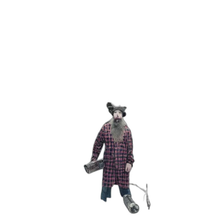 staff, animal, hat, creature transparent PNG cut-out