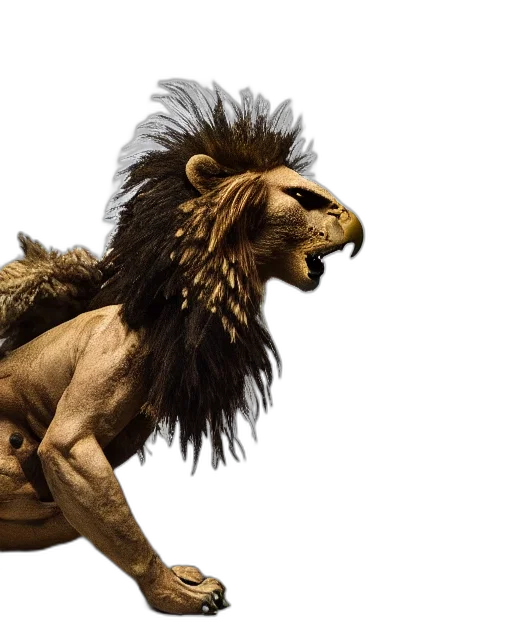 animal, hair, crown, creature transparent PNG cut-out