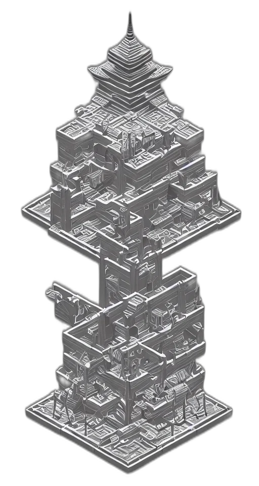 robot, building, furniture, crown transparent PNG cut-out