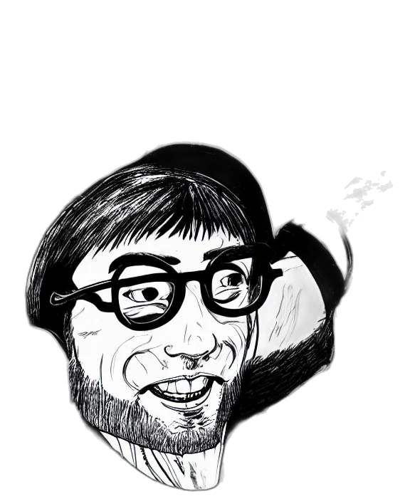 face, staff, hat, creature transparent PNG cut-out