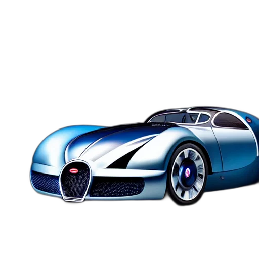 car, 3d render, concept art, photorealistic transparent PNG cut-out