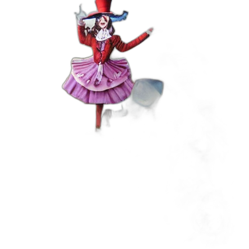 staff, mask, hat, dress transparent PNG cut-out