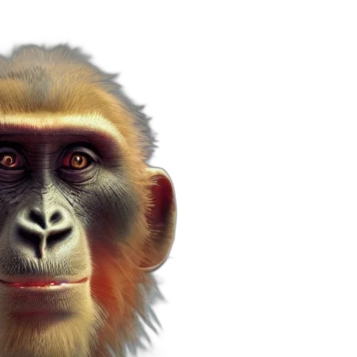 animal, face, photorealistic, concept art transparent PNG cut-out