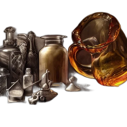 bottle, food, photorealistic, concept art transparent PNG cut-out