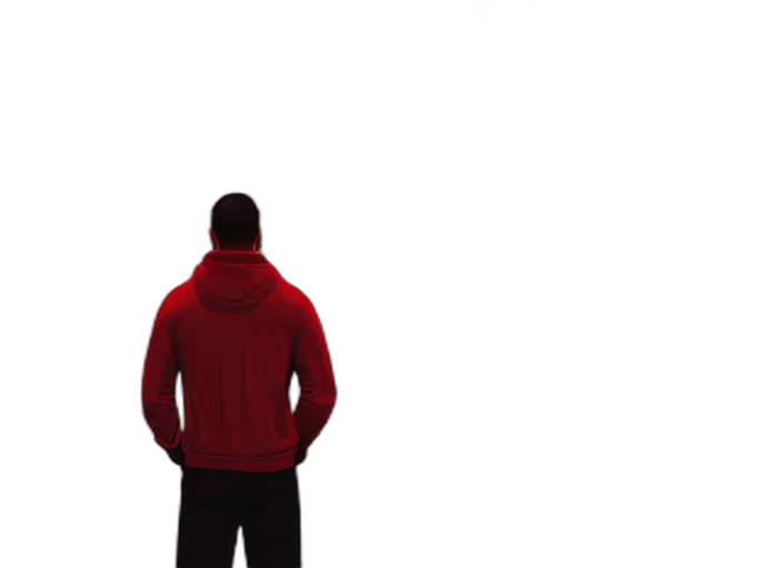 jacket, staff, face, robot transparent PNG cut-out
