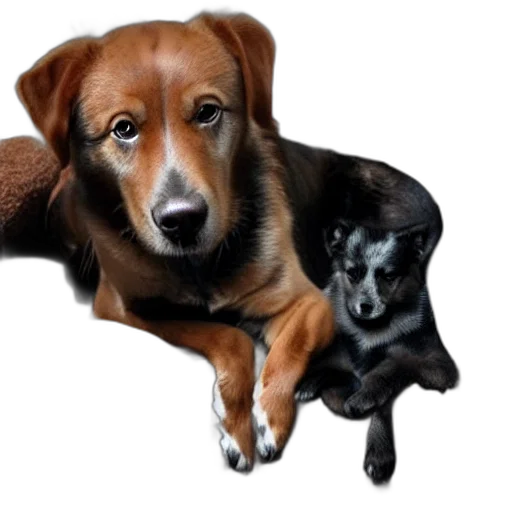 animal, creature, photorealistic, oil painting transparent PNG cut-out