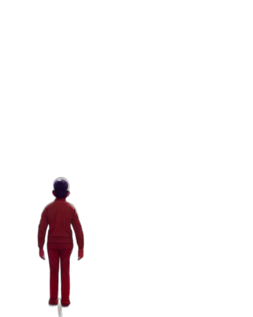 robot, creature, staff, face transparent PNG cut-out