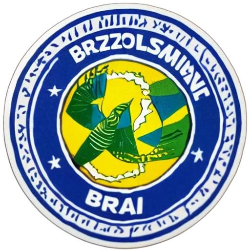 staff, brazil, sticker transparent PNG cut-out