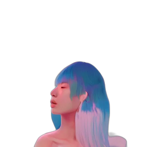 hair, face, dress, mask transparent PNG cut-out