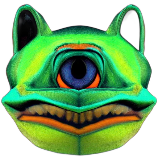 mask, creature, face, hat transparent PNG cut-out