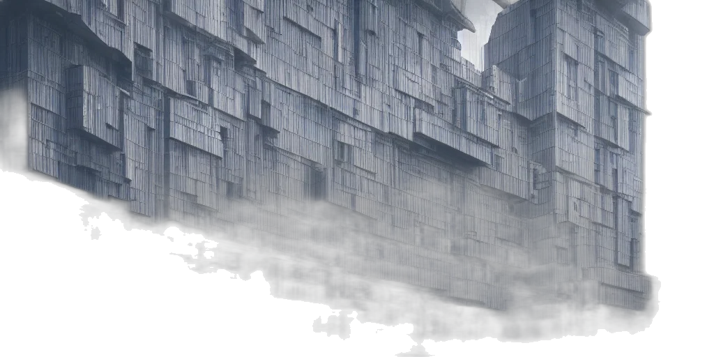 building, sword, dragon, concept art transparent PNG cut-out
