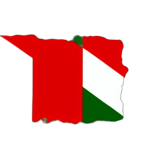 red, surinam, flag transparent PNG cut-out