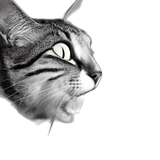animal, creature, photorealistic, pencil sketch transparent PNG cut-out