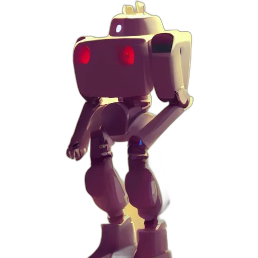 robot, weapon, concept art, 3d render transparent PNG cut-out
