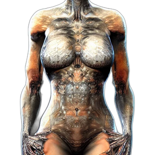 jewelry, robot, dress, creature transparent PNG cut-out