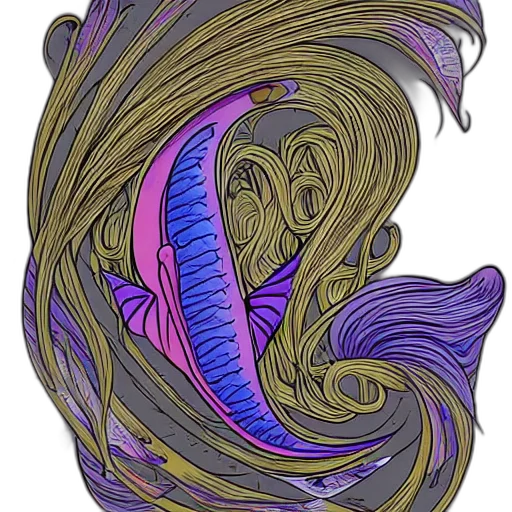 hair, dragon, jewelry, flower transparent PNG cut-out