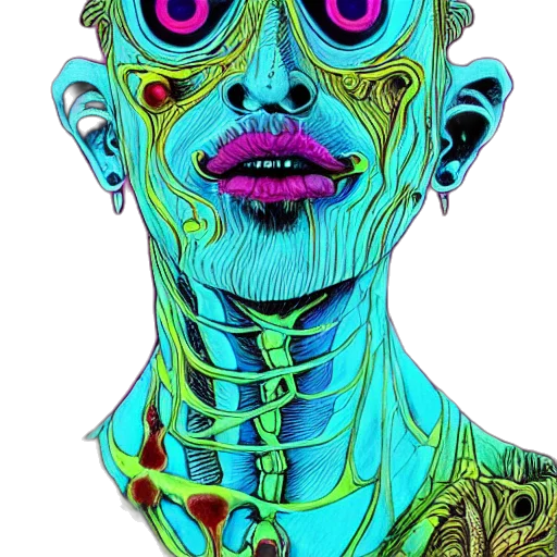 mask, face, creature, jewelry transparent PNG cut-out