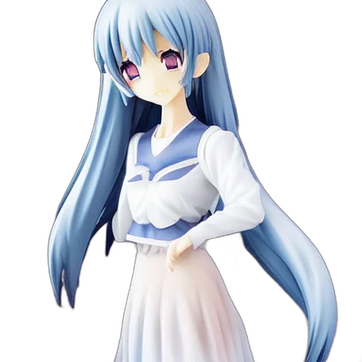 dress, staff, 3d render, anime transparent PNG cut-out